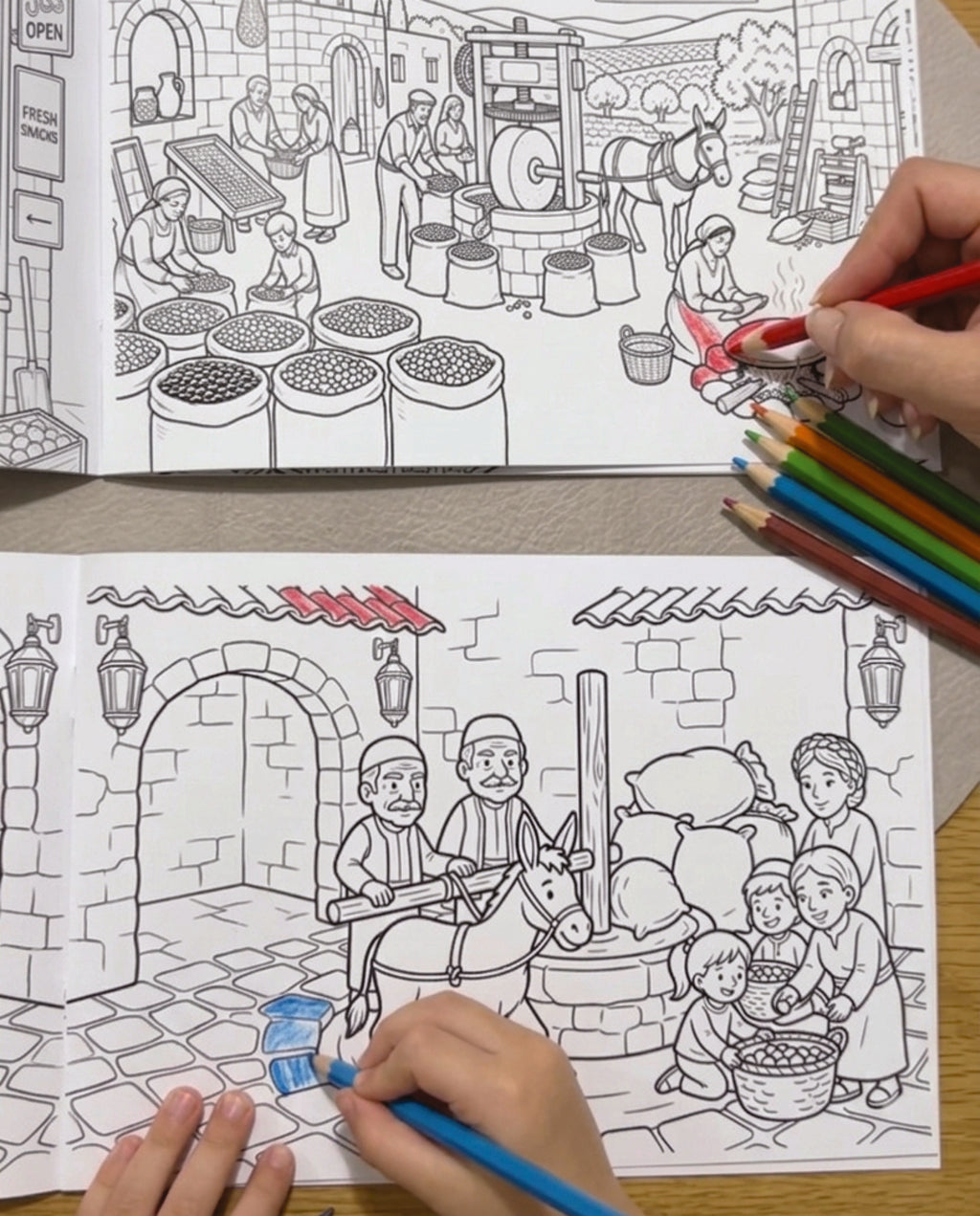 Lebanese Nostalgia: The Golden Era Coloring Experience - Box Set